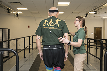 Parkinson's patient in study to improve gait and balance. 